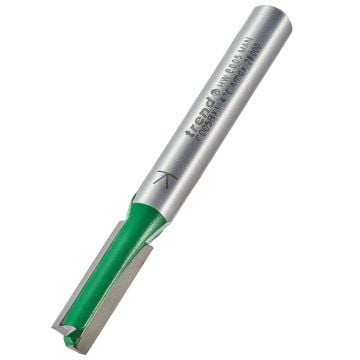 Trend CraftPro C005BX1/4TC Two Flute Router Cutter 6mm Diameter