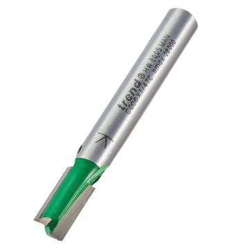Trend CraftPro C006X1/4TC Two Flute Router Cutter 6.3mm Diameter
