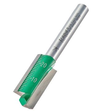 Trend CraftPro C021SX1/4TC Two Flute 12.7mm Diameter x 25mm With Cut Scale