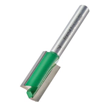 Trend CraftPro C021X1/4TC Two Flute Router Cutter 12.7mm Diameter