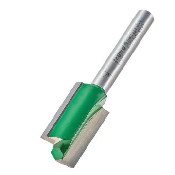 Trend CraftPro C024AX1/4TC Two Flute Router Cutter 15.0mm Diameter