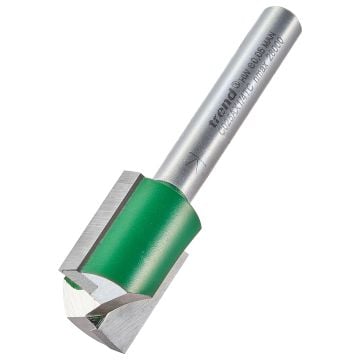Trend CraftPro C025AX1/4TC Two Flute Router Cutter 16mm Diameter
