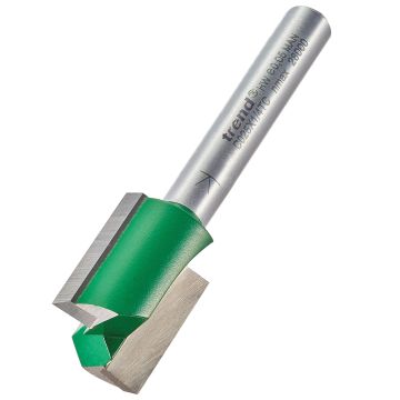 Trend CraftPro C025X1/4TC Two Flute Router Cutter 15.9mm Diameter