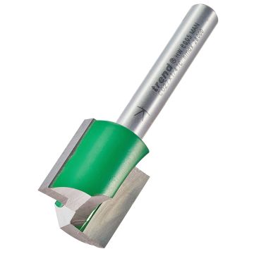 Trend CraftPro C027X1/4TC Two Flute Router Cutter 17.5mm Diameter