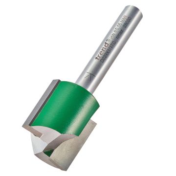 Trend CraftPro C029X1/4TC Two Flute Router Cutter 19.1mm Diameter