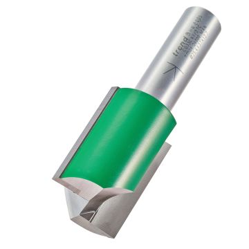 Trend CraftPro C033CX1/2TC Two Flute Router Cutter 25.4mm Diameter