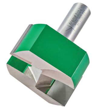 Trend CraftPro C033VX1/2TC Two Flute Router Cutter 47.6mm Diameter