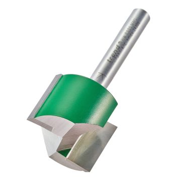 Trend CraftPro C033X1/4TC Two Flute Router Cutter 25.4mm Diameter