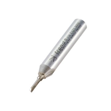 Trend CraftPro C034BX1/4TC One Flute Router Cutter 1.5mm Diameter x 6mm