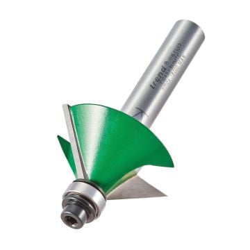 Trend CraftPro C049X8MMTC Self Guided Chamfer Router Cutter Angle 45 Degrees x 12.7mm Cut