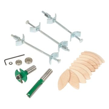 Trend CraftPro CR/KFP/3 Kitchen Fitters Router Cutter Pack x3 Pcs