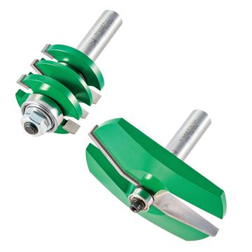 Trend CraftPro CR/PDS2X1/2TC Panel Door Bevel Router Cutter Set Large x2 Pcs