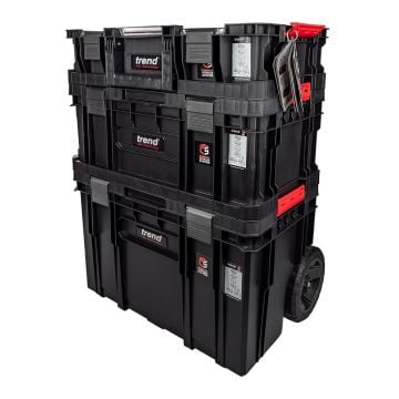 Trend MS/C/SET3C Modular Compact Storage Cart Set x3 Pcs