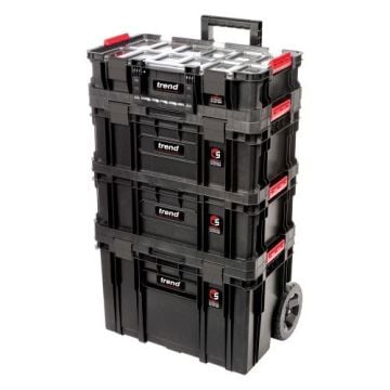 Trend MS/C/SET4C Modular Compact Storage Cart Set x4 Pcs