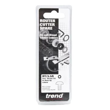 Trend RT/3.5A Torx Screw M3.5 x 5mm 0.6mm Dome 6mm For TR43 Cutter