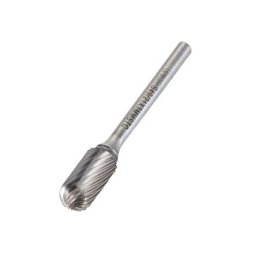 Trend S49/21X3MMSTC Solid Carbide Burr 6mm Diameter / 3mm Shank Bull Nose