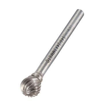 Trend S49/24X3MMSTC Solid Carbide Burr Diameter 6mm / 3mm Shank Ball End