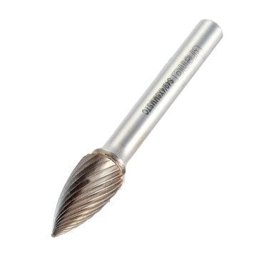 Trend S49/4X1/4STC Solid Carbide Burr 10mm Diameter / 1/4" Shank Flame