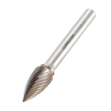 Trend S49/4X6MMSTC Solid Carbide Burr 10mm Diameter / 6mm Shank Flame