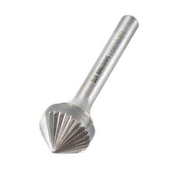 Trend S49/5X6MMSTC Solid Carbide Burr 16mm Diameter / 6mm Shank Countersink