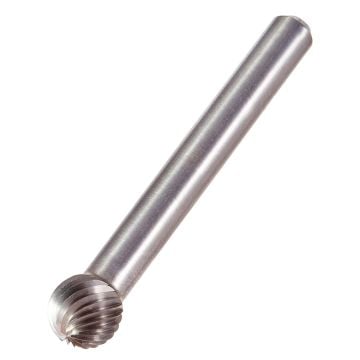Trend S49/6X1/4STC Solid Carbide Burr 10mm Diameter / 1/4" Shank Ball End 