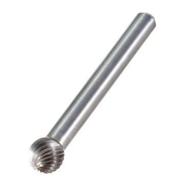 Trend S49/6X6MMSTC Solid Carbide Burr 10mm Diameter / 6mm Shank Ball End 