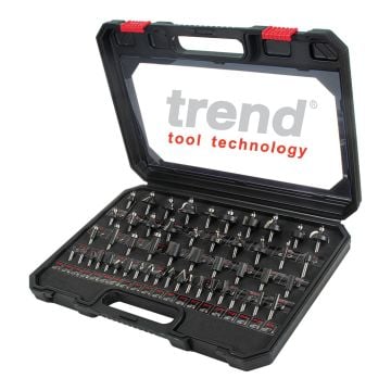 Trend SET/SS50X1/4TC Router Cutter Starter Set x50 Pcs
