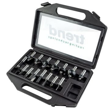 Trend SET/SS9X1/2TC x15 Pc 1/2" Router Cutter Starter Set