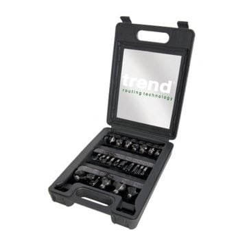 Trend 24 Piece Router Starter Cutter Set 1/4" Shank TCT SET/SS24X1/4TC
