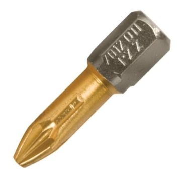 Trend SNAP/IPZ2/10 Trend Snappy 25mm bit pz No2 ten Titanium coating