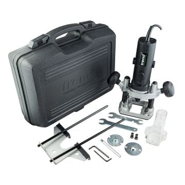 Trend T4EK 850W 1/4" Variable Speed Router 230v In Kit Box Carry Case