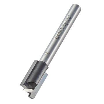 Trend TR12X1/4TC TCT Two Flute Router Cutter 12mm x 19mm