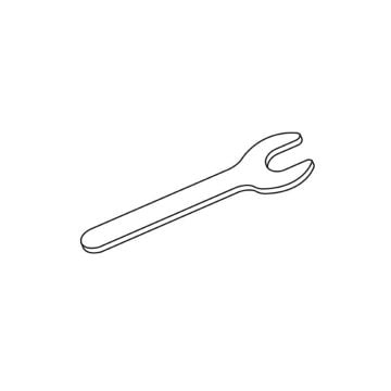 Trend WP-CRTMK3/51 Spanner Pressed Steel 10mm A/F CRT/MK3