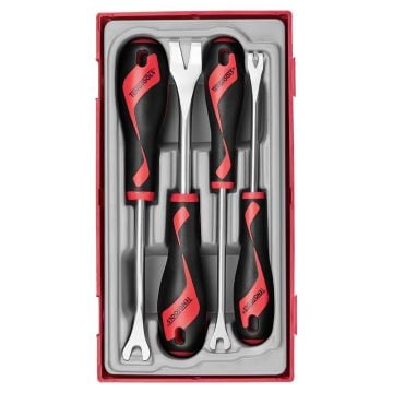 Teng Tools TTSR04A Trim & Panel Fastener Clip Removal Set x4 Pcs