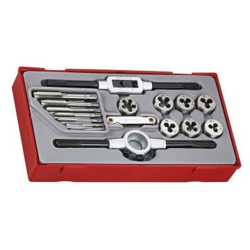 Teng Tools TTTD17 Tap & Die Set x17 Pcs