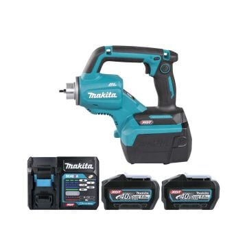 Makita VR001GT201 40v Max XGT Brushless Vibrating Poker Inc 2x 5.0Ah Batts