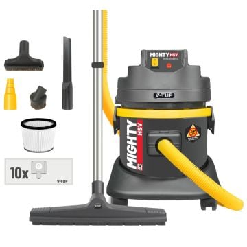 V-TUF MIGHTY HSV 21L M-Class Industrial Dust Extraction Vacuum Cleaner Inc Accessories