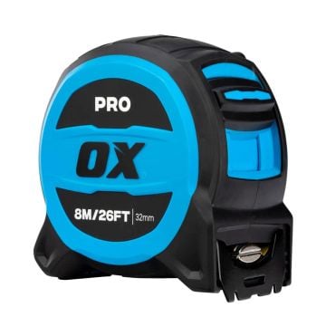 Ox Tools P506408 8m/26ft Tuff Blade Tape Measure