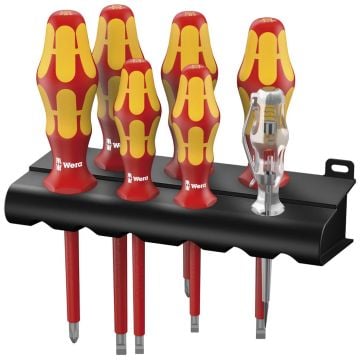 Wera Kraftform 160 i/7 Plus Series 100 Insulated VDE Screwdriver Set x7 Pcs