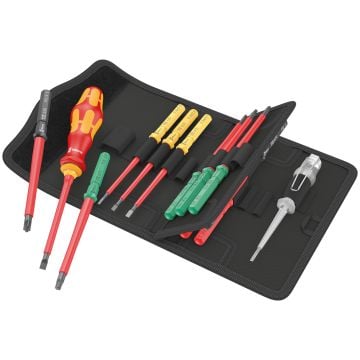 Wera Kraftform Kompakt 006607 VDE Screwdriver Set With Tool Finder x16 Pcs