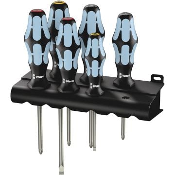 Wera Kraftform Plus 3334/3350/3355/6 Stainless Steel Set x6 Pcs SL/PH/PZ 032063