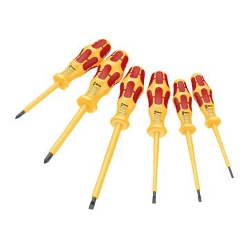 Wera 1060 i/1062 i/6 Kraftform VDE Screwdriver Set x6 Pcs 05051575001
