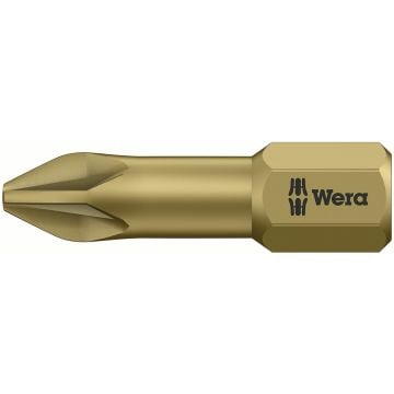Wera 855/1 TH Pozidriv Torsion PZ 3 Extra Hard Bit 25 mm Pack x10 Pcs 056925