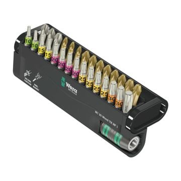 Wera Bit-Check 30 Wood TX HF 1 Set x30 Pcs 05057436001