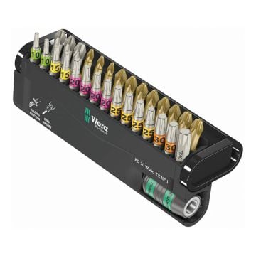 Wera Bit-Check 30 Wood TX HF 1 SB Set x30 Pcs 05057437001