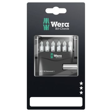 Wera Mini Check Pozi Bit Set x7 Pcs 073536