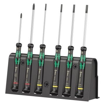 Wera Kraftform 2035/6 Micro Screwdriver Set Slotted / Phillips x6 Pcs 118152