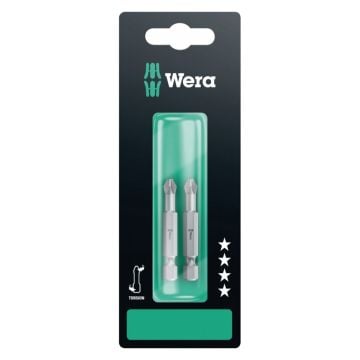 Wera 855/4TZ SB PZ3 x 50mm Pack x2 Pcs