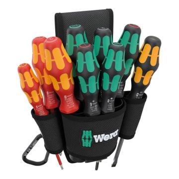 Wera Kraftform 9620 Belt Holster Screwdriver Set 1 x10 Pcs 05136032001