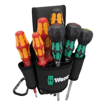 Wera Kraftform 9621 Belt Holster Screwdriver Set 2 x8 Pcs 05136033001